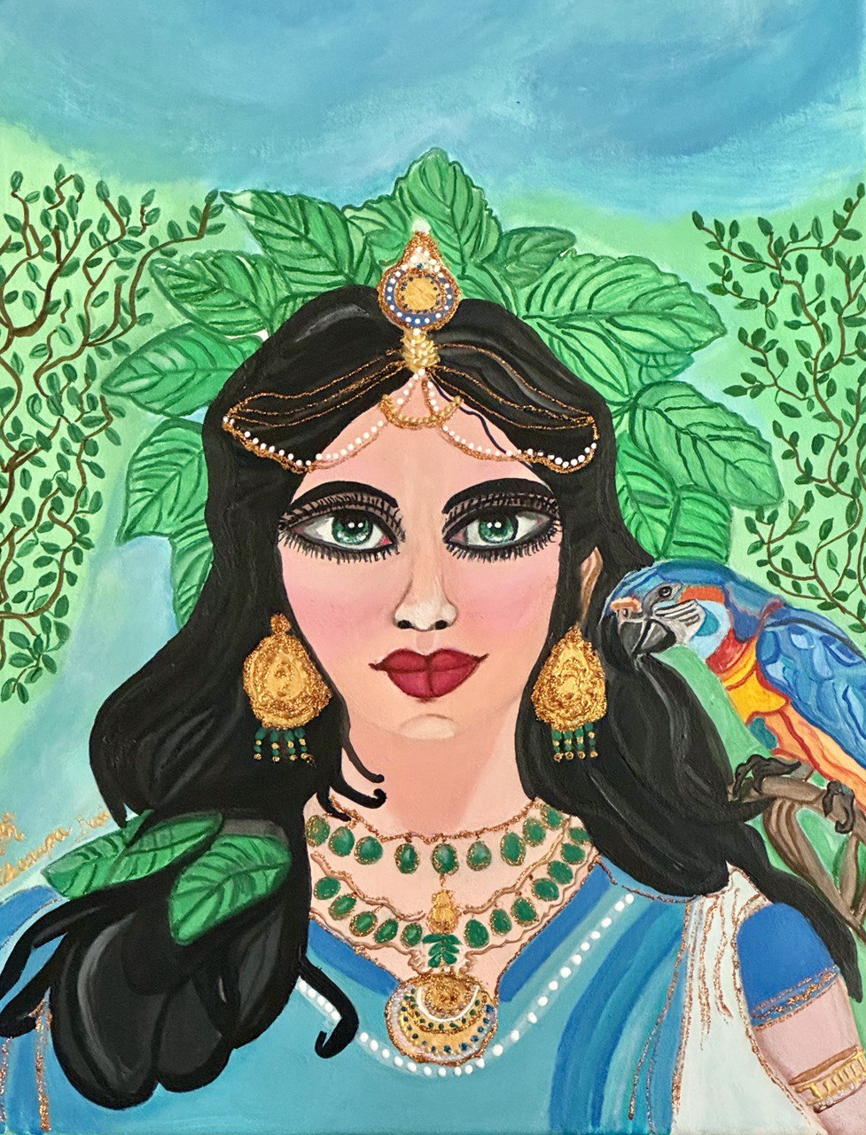 🌿 The Sacred Story of Tulsi Devī